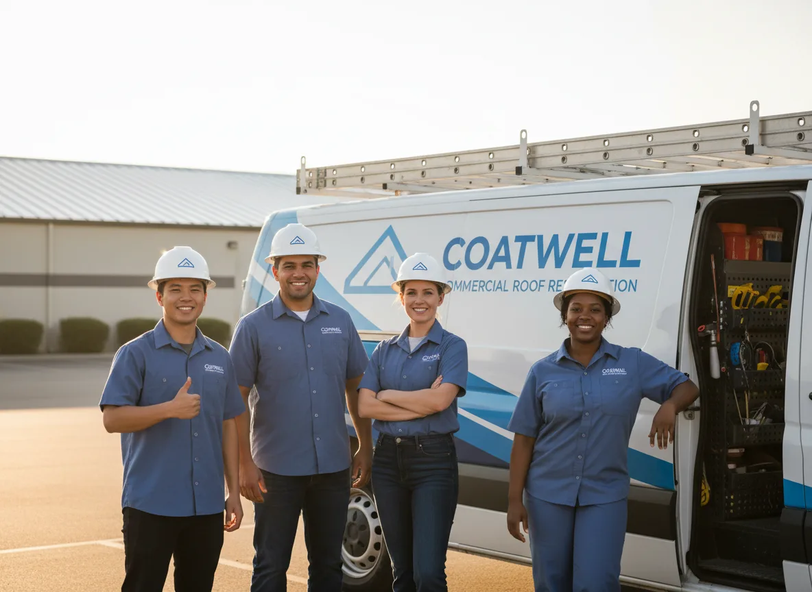 Commercial roof coating company in Steen, MN